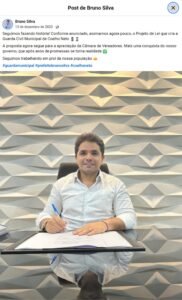 Prefeito Bruno Silva, Coelho Neto, anunciou a criação da guarda municipal.